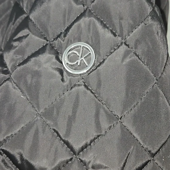 Calvin Klein Women's Quilted Black Hooded Jacket - Picture 4 of 16